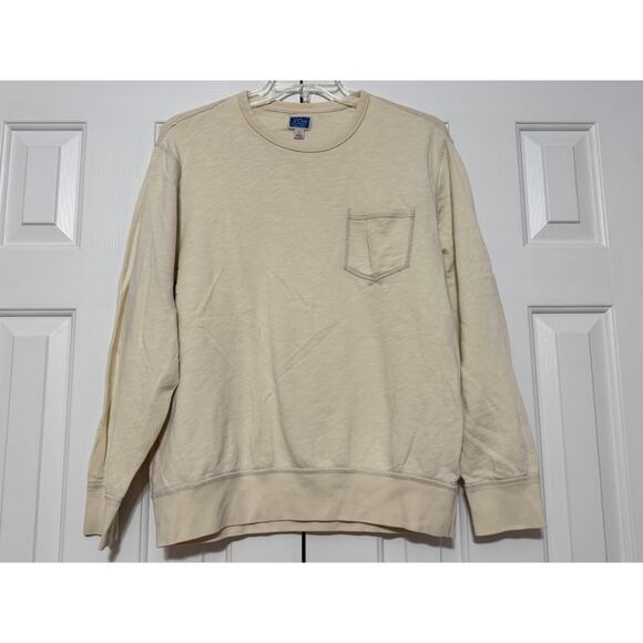 J. Crew Knit Goods French Terry Pocket Sweatshirt, size L - Picture 1 of 6